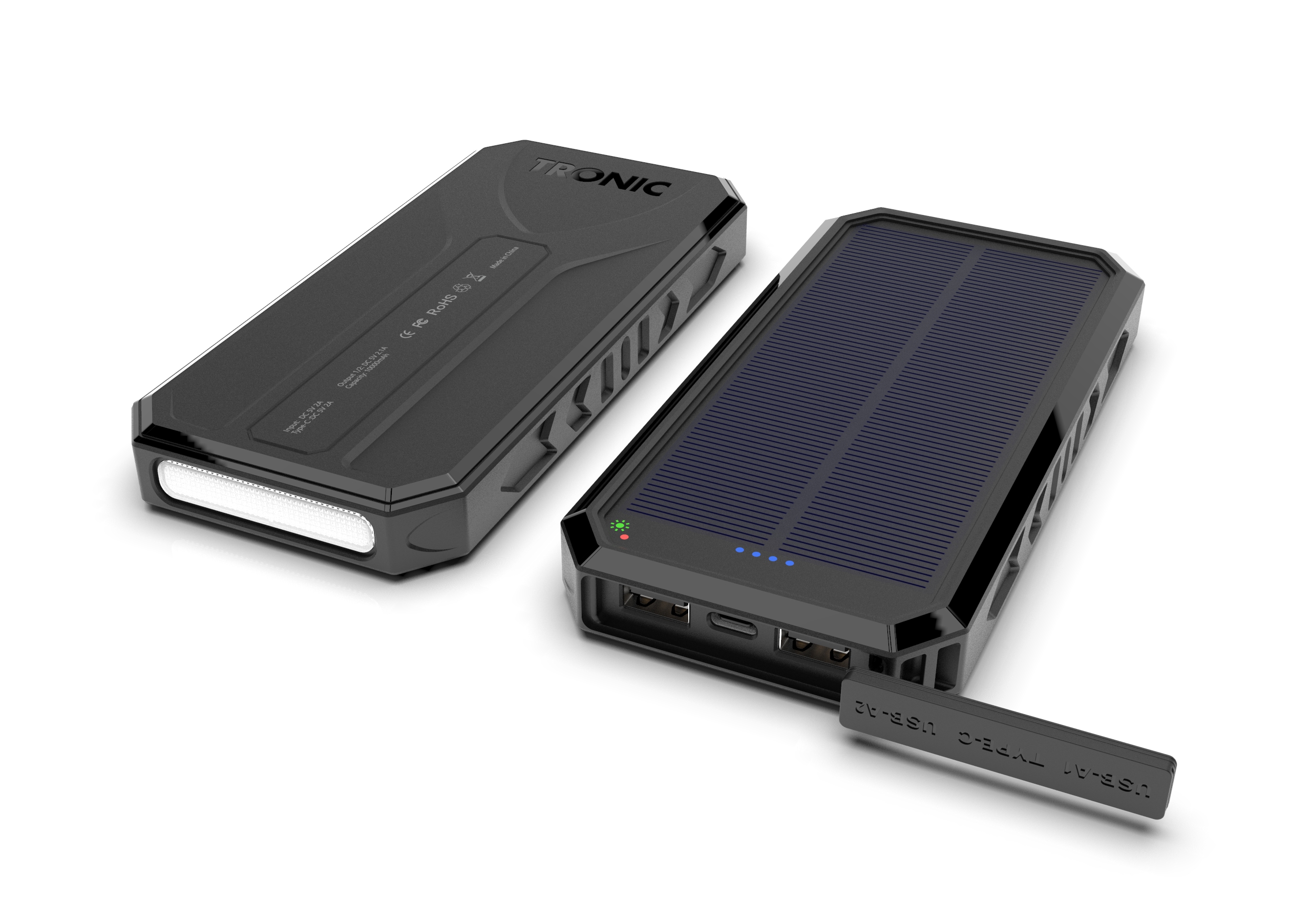 10000mAh 适用于户外太阳能移动电源